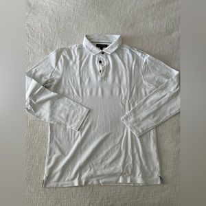 Banana Republic Performance Pique Polo - M / White